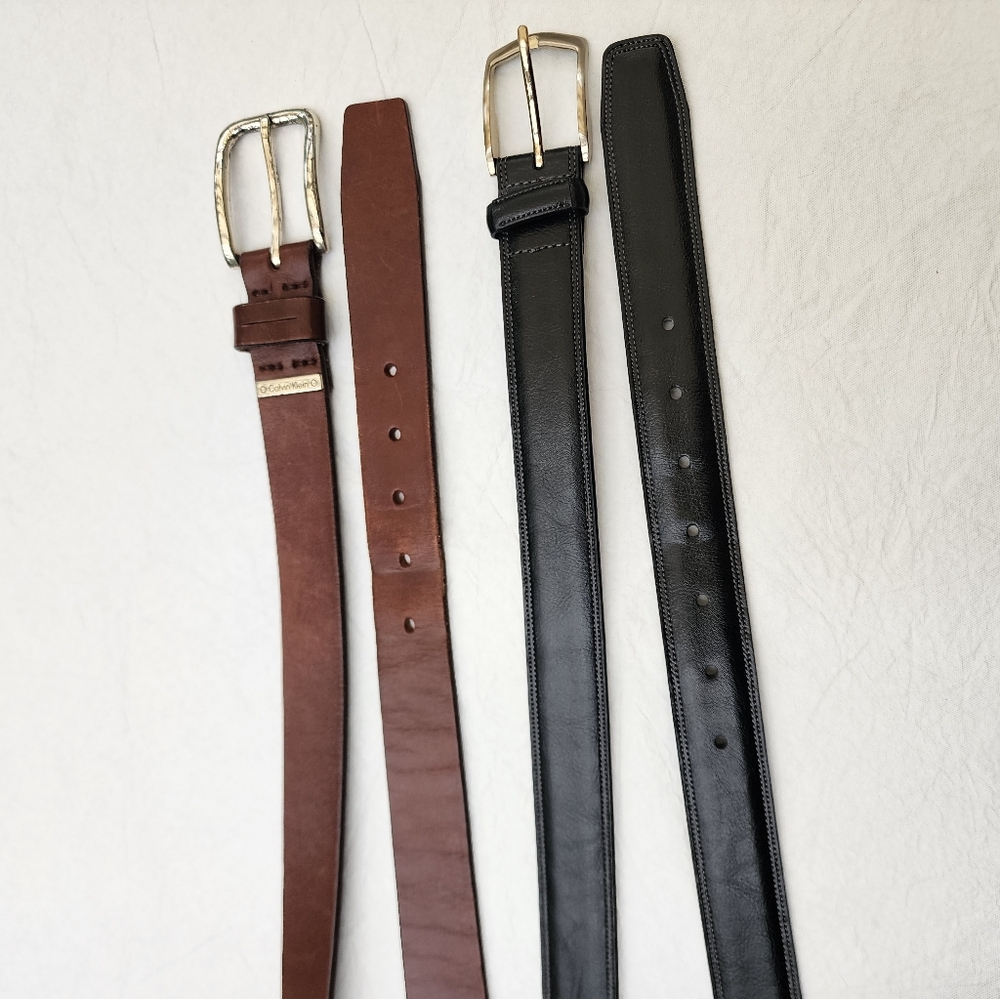 Men's belts, size 40, lot of 2 - Picture 7 of 12